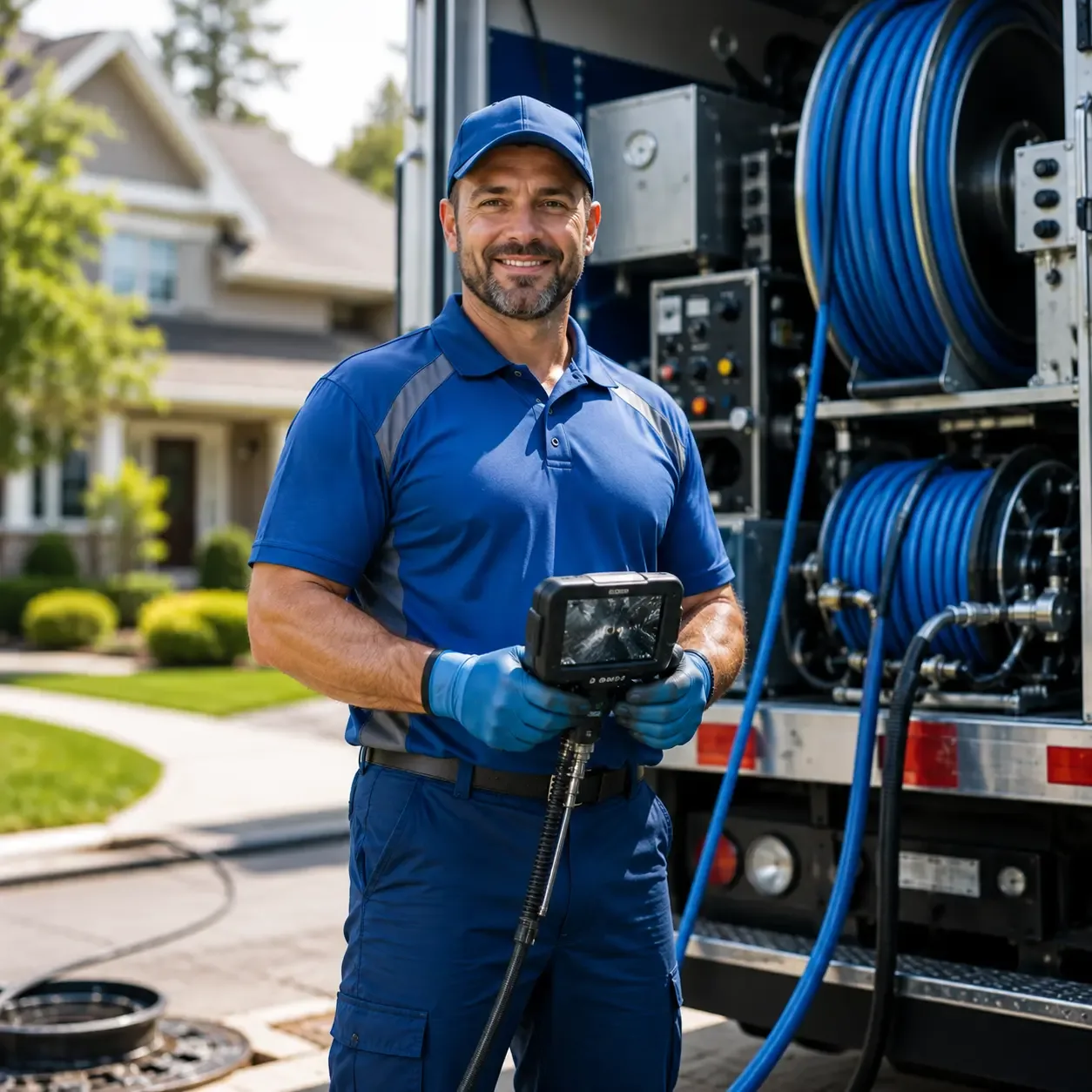 Local outdoor drain cleaning specialists in Cushing, TX